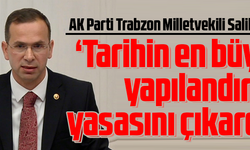 SALİH CORA, TBMM GENEL KURULUNDA KONUŞTU