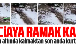 OFF-ROAD ARACININ ALTINDA KALIYORDU!