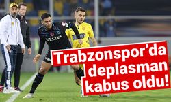 Trabzonspor’da deplasman kabus oldu!