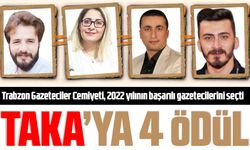 TRABZON GAZETECİLER CEMİYETİ ÖDÜLLERİ DAĞITTI