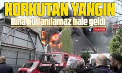 Yeni Akit binasında yangın çıktı