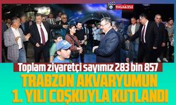 Trabzon akvaryumun 1. yılı coşkuyla kutlandı