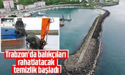 Trabzon limanlarında dip temizliği çalışması başlatıldı