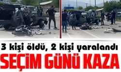 Iğdır'da seçim günü kaza