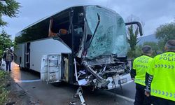 Ordu'ya giden otobüs feci kaza yaptı