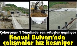 Kanuni Bulvarı'nda çalışmalar hız kesmiyor