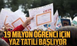 19 milyon öğrenci için yaz tatili başlıyor