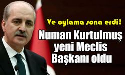 Türkiye Büyük Millet Meclisi Başkanı belli oldu...