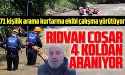 Giresun'da 71 kişilik ekip Rıdvan Coşar'ı arıyor