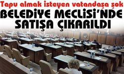 Tapusunu almak isteyen vatandaşa şok