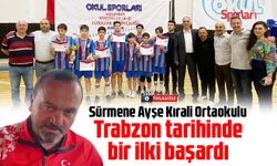 Sürmene Ayşe Kırali Ortaokulu, voleybolda Türkiye Şampiyonu oldu