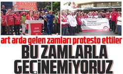 Genel-İş Sendikası Artvin Şubesi art arda gelen zamları protesto etti