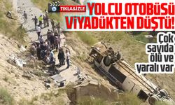 Kars Sarıkamış'ta yolcu otobüsü viyadükten düştü! 