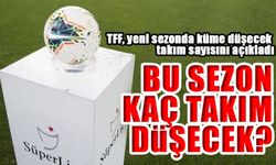 TFF, yeni sezonda küme düşecek takım sayısını açıkladı