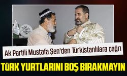 Ak Partili Mustafa Şen'den Türkistanlılara çağrı