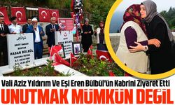 Vali Aziz Yıldırım Eren Bülbül'ün Kabrini Ziyaret Etti