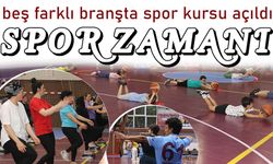 Akçaabat’ta beş farklı branşta spor kursu açıldı