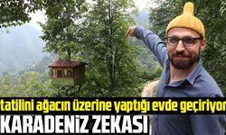 Eyüp Kaya, ağaçta yaşıyor