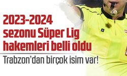 2023-2024 sezonu Süper Lig hakemleri belli oldu