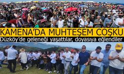 Düzköy’de geleneği yaşattılar, doyasıya eğlendiler