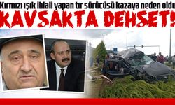 Kırmızı ışık ihlali yapan tır sürücüsü kazaya neden oldu