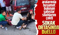 Giresun’da sokak ortasında silahlı kavga