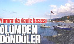 Yomra'da deniz kazası