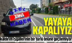 Trabzon'da yaya kaldırımları neden kapatılıyor?