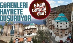 Gümüşhane’de 6 katlı apartman cami görenleri hayrete düşürüyor