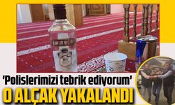 Camide içki içen şahıs yakalandı