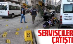 Servisçiler arasında silahlı çatışma