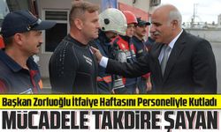 Başkan Zorluoğlu İtfaiye Haftasını Personeliyle Kutladı