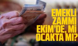 Emekli zammı Ekim’de, mi Ocakta mı?