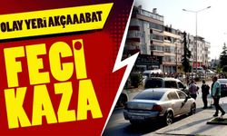 Akçaabat’ta korkunç kaza