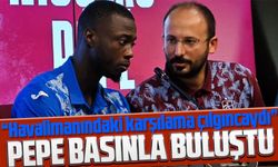 Trabzonspor'un yeni transferi Nicolas Pepe basın ile buluştu