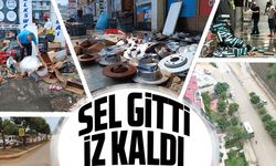 Samsun’da sel gitti, izi kaldı