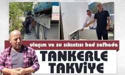 Yeşilyurt Mahallesi’ne tankerle su takviyesi