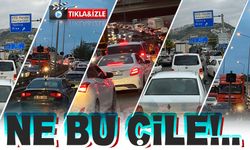 Trabzon'da trafik sürücüleri bunalttı 