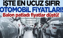 Otomobilde Balon patladı fiyatlar düştü!