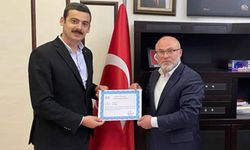 Kaymakamdan Müftüye Üstün Başarı Belgesi