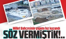 Giresun’da Millet Bahçesi projesi devam ediyor