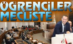 Öğrenciler Akçaabat'ta Mecliste