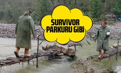 Ordu'da Survivor parkuru gibi ev yolu