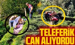 Rize’de yine teleferik kazası