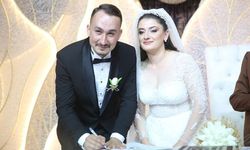 Büşra ve Yasin muhteşem düğünle evlendi
