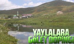 Gölet yaylanın iklimini değiştirdi