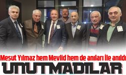 Mesut Yılmaz hem Mevlid hem de anıları İle anıldı