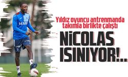 Nicolas Pepe takımla birlikte çalıştı