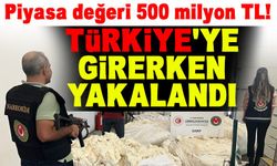 Türkiye'ye girerken yakalandı