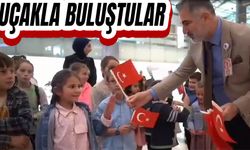 Uçakla Buluştular